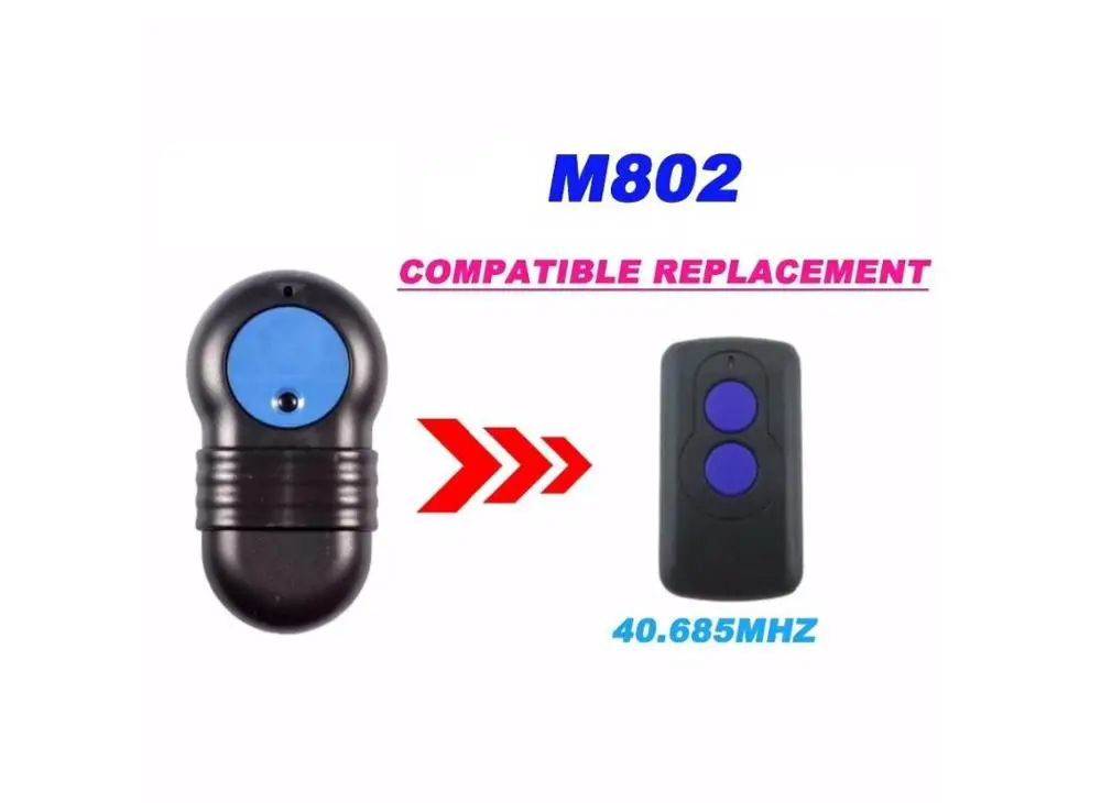 

For M802 Blue Compatible Garage Door Remote Control Prolift 230T/430R