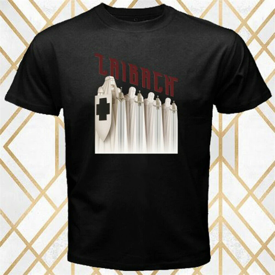 Laibach Словенский авангардный постер музыкальной группы Тур Мужская Черная