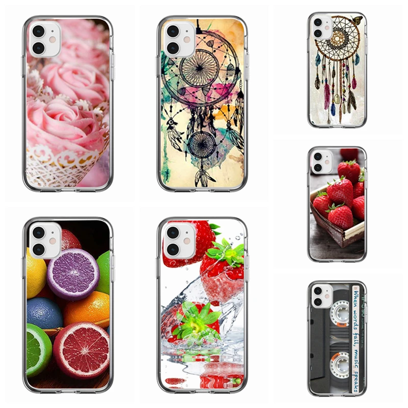 Мягкий чехол для телефона с рисунком iphone 11 Pro iPhone MAX из ТПУ красочным пейзажем и