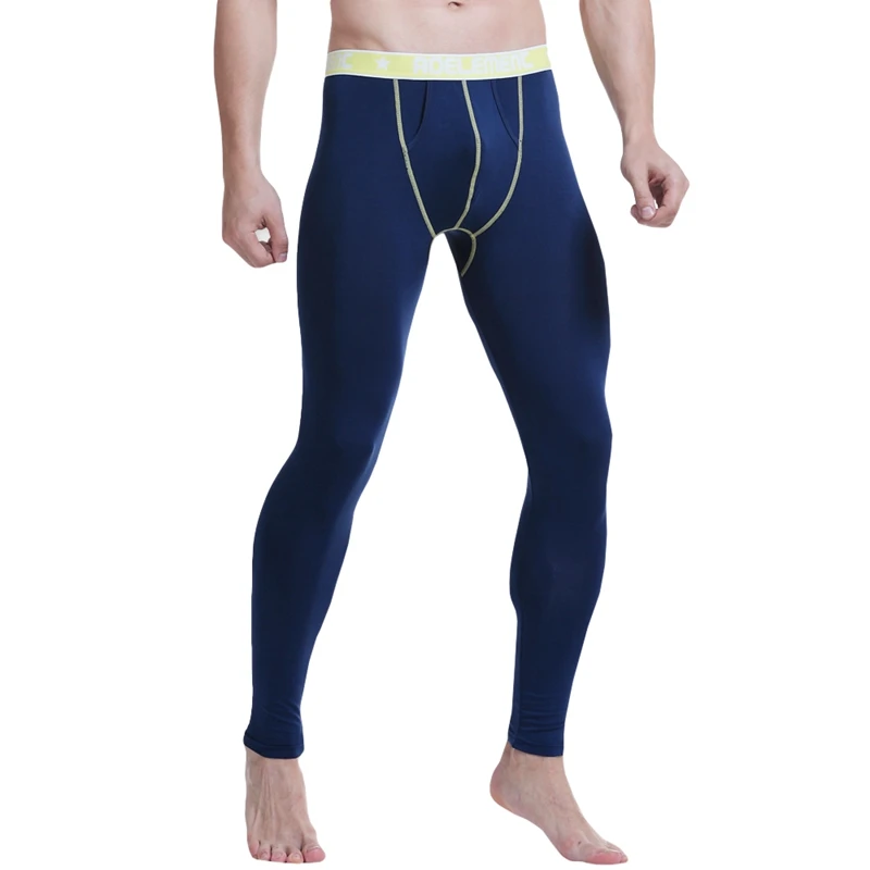 

2019 Thermal Underwear Men Long Johns Leggings Warm Long Johns Elastic Underpants Tights Compression Leggings Pants