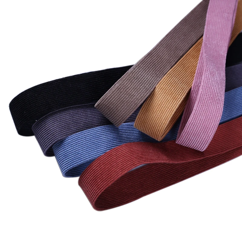 

50yards/roll 16mm/25mm/38mm Corduroy Christmas Ribbon for Korean Hair Accessories DIY Bouquet Gift Box Wrapping Supplies