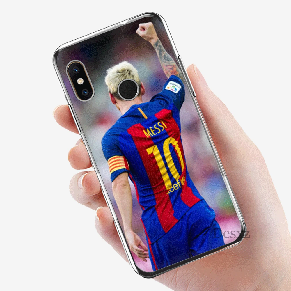 H8 Мобильный чехол для телефона для Xiaomi Redmi Note 4 4X3, 5, 6, 7 Pro 5A твёрдая обложка защиты Футбол Лионель Leo 10 - Цвет: H8