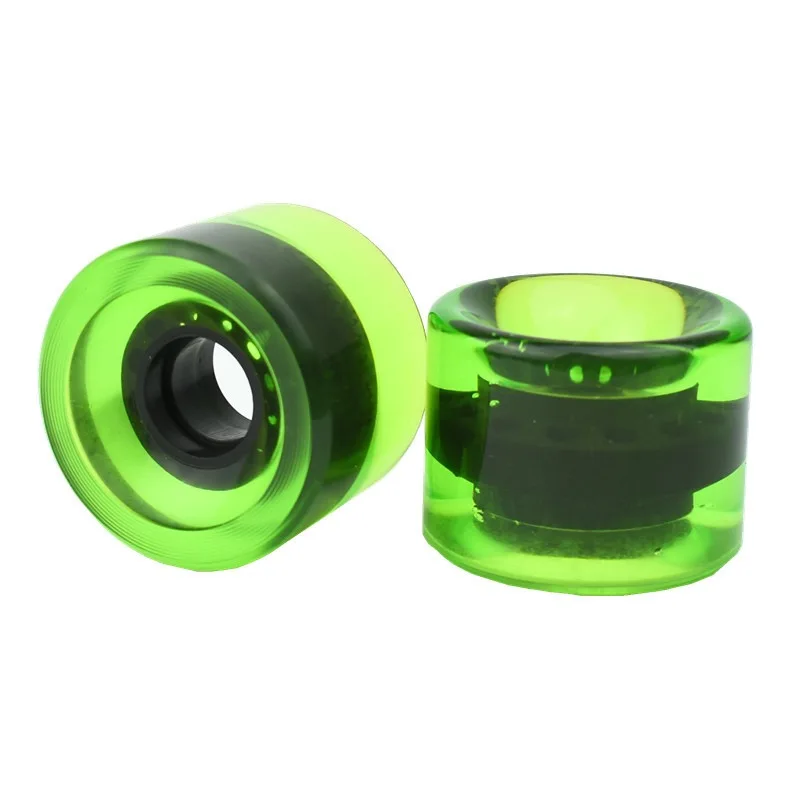 

4-pcs 60MM PU Perfusion Skateboard Wheel Durable Elastic HR78-83A Cruiser Penny boards Long Board Multicolor Wheels Parts Supply