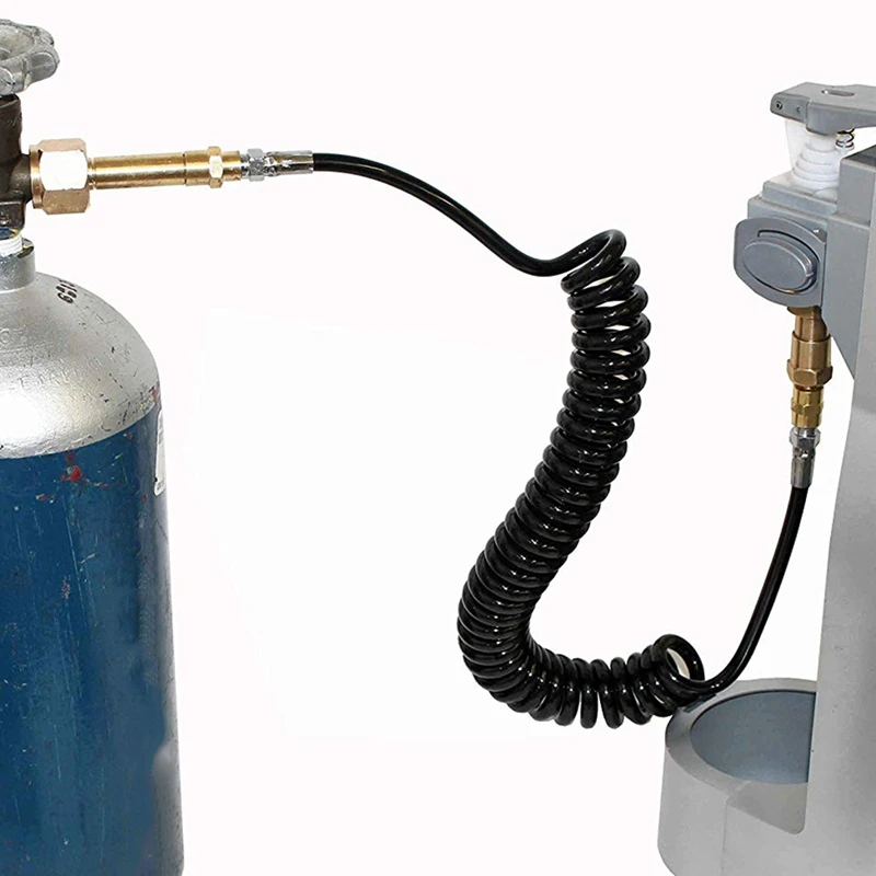 

SANQ Beverage External Large Co2 Cga-320 Tank System Adapter and Hose
