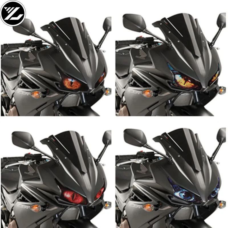 For HONDA CBR500R CBR500 R Motorcycle accessories headlight protection sticker headlights eye body sticker