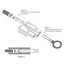 

Electrical Terminal Removal Tool Extractor Stainless steel Accessories
