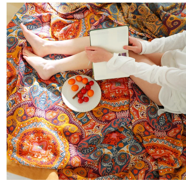 Junwell 100% Cotton Muslin �� ���� ��� ���� Ŀ�� ���� ħ�� Ŀ�� �θ�ƽ �÷ζ� ����Ʈ �ٱ�� ���� ��⼺