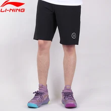 Li-Ning Мужская серия WADE пот шорты 88% полиэстер 12% спандекс Drawstring подкладка Спортивная Обычная посадка шорты AKSP193 CJAS19