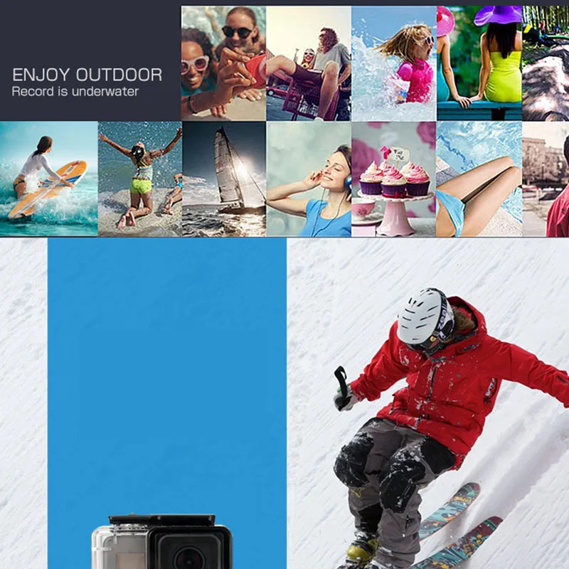 Водонепроницаемый Корпус для GoPro HERO7/6/5 Black действие Камера, защитная крышка для использования на глубине до 45 м подводного погружения чехол Shell с кронштейн аксессуары для ванной комнаты
