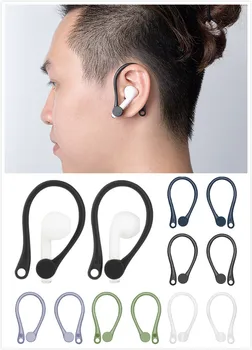 

Anti-fall Wireless Earphone Earhooks Silicone Protective Earhook Earbuds Bluetooth Headset Sweatproof Holder For IPhone Android