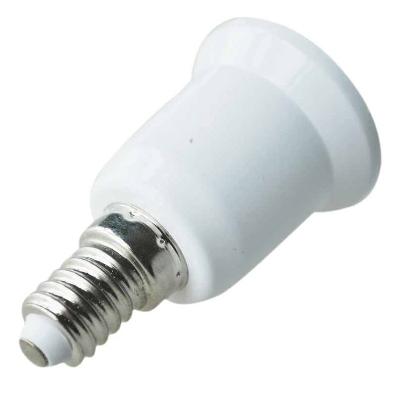 E14 to E27 Extend Base LED CFL Light Bulb Lamp Adapter Converter Screw Socket #8 E14 to E27 Extend Base LED CFL Light Bulb Lamp Adapter Converter Screw Socket #8