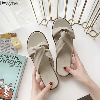 

Net red slippers women wear 2019 new fashion summer wild flat word drag