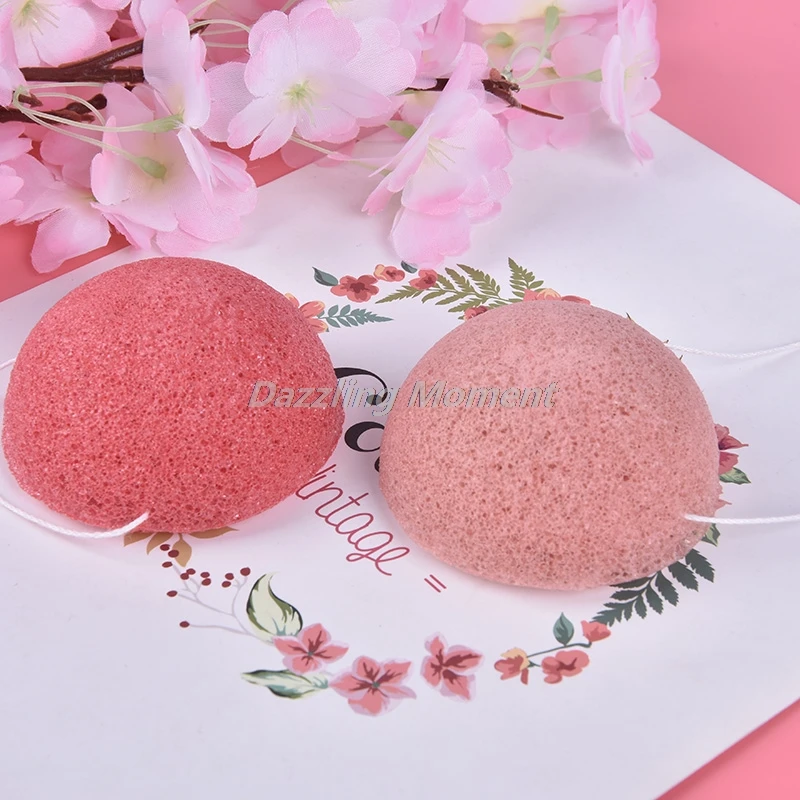 Makeup Konjac Sponge Exfoliator Cleanse Konjac Sponge Natural Konjac Konnyaku Puff Face Wash Cleaning Sponge 4