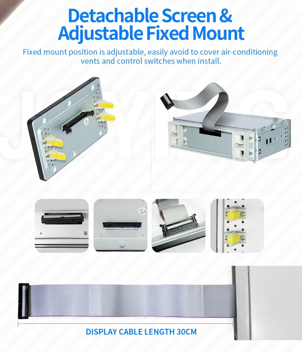 Best JOYING one din car radio player 4GB RAM 64GB ROM 7 inch universal car multimedia support 4G DSP autoradio GPS Navi with free OBD 17