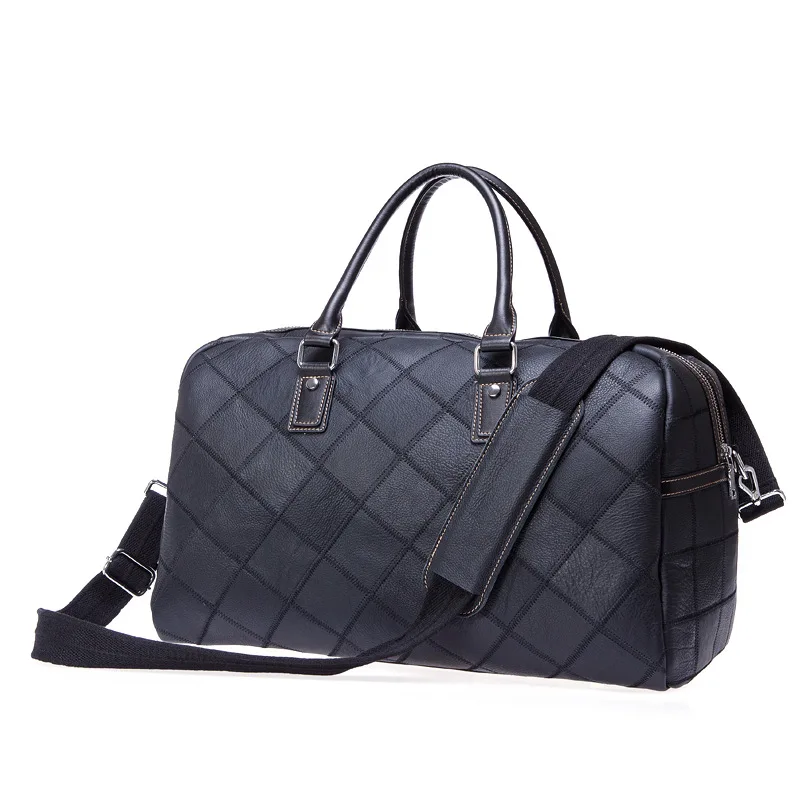 GO-LUCK, брендовая Дорожная сумка из натуральной кожи с верхней ручкой, сумка унисекс, сумка через плечо, сумки-мессенджеры для мужчин и женщин