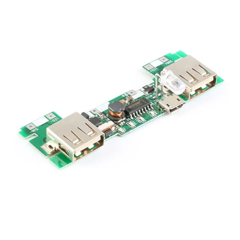 Двойной USB 5V 2A мобильный Солнечный блок питания зарядное устройство Модуль литий
