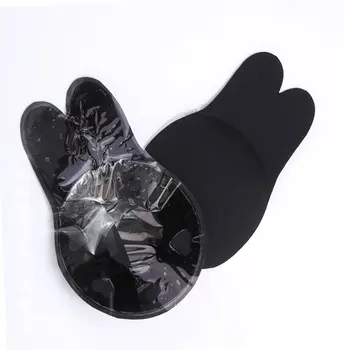 

Rabbit Ear Self Adhesive Push Up Bra Women Sticky Invisible Silicone Strapless Backless Bras Bralette Underwear