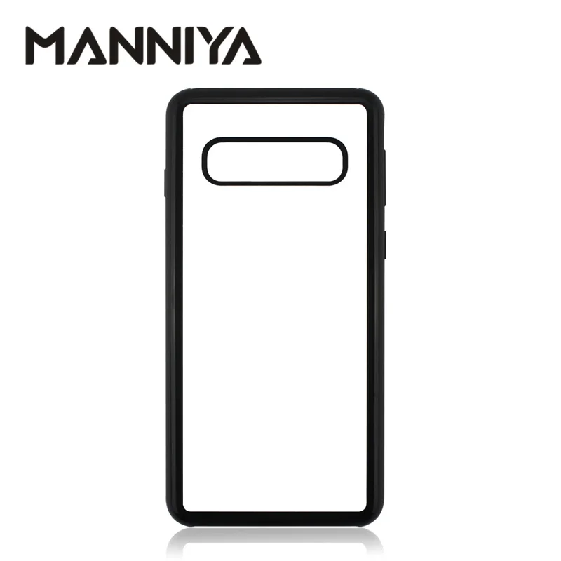 

MANNIYA for Samsung Galaxy S10/S10 Plus/S10 Lite Sublimation Blank TPU+PC rubber Case with Aluminum Inserts and Glue 10pcs/lot
