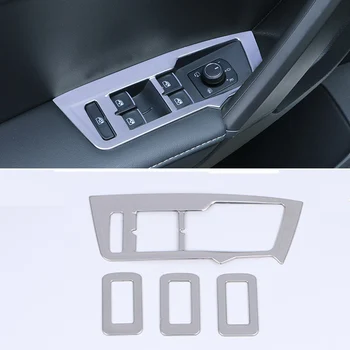 

Car Interior Door Window Switch panel cover trim For Tiguanl tiguan l 2017 2018 2019 2020 accessories car sticker