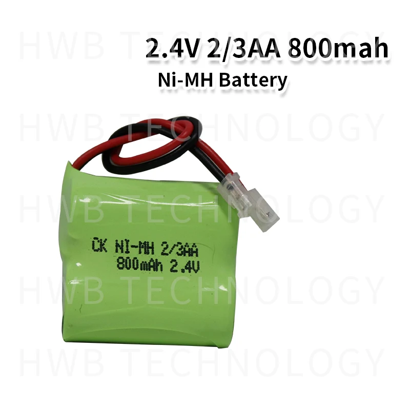 1 шт./лот, ni-mh 2/3AA 2,4 V 800mAh Ni-MH аккумулятор с вилками для беспроводного телефона