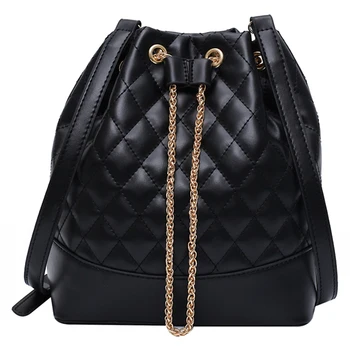 

2020 Women's Fashion Bucket Bag Diamond Lattice Messenger High Quality Shoulder Simple Crossbody Bags Tote Wild Handbags GG CC