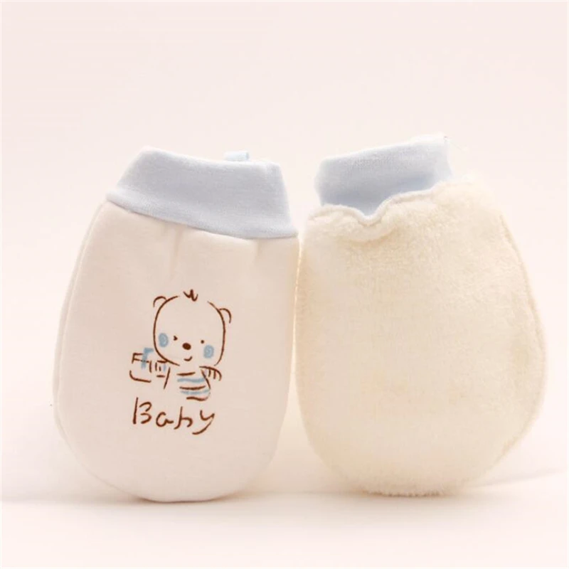 Cartoon Anti-grasping Gloves Four Seasons Newborn Safety Boys Girls Anti Scratch For Newborn Protection Face Baby Mitten anti scratching gloves,baby mittens