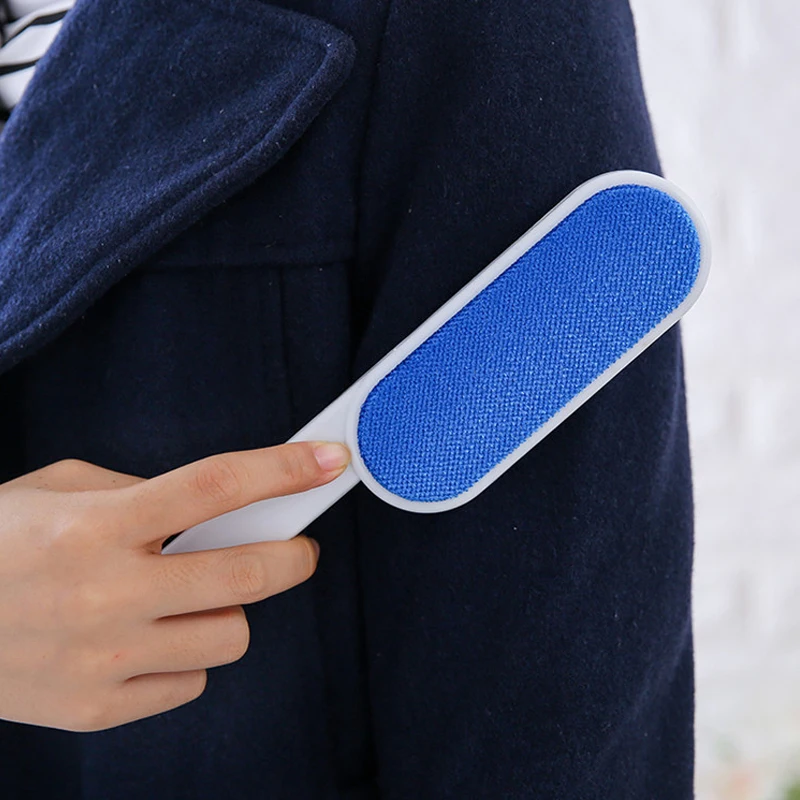 Double Sided Clothes Coat Lint Remover Brush Reusable Anti-Static Sweater Dust Brusher Hairs Cat Dogs Household Cleaning Tool lint remover,clothing cleaner brush,lint remover brush,clothes lint remover