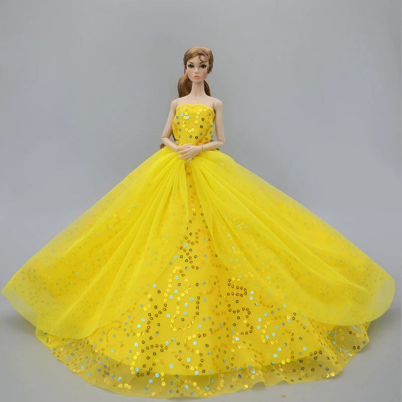 soft gold petticoat  barbie 1/6 sized dolls 