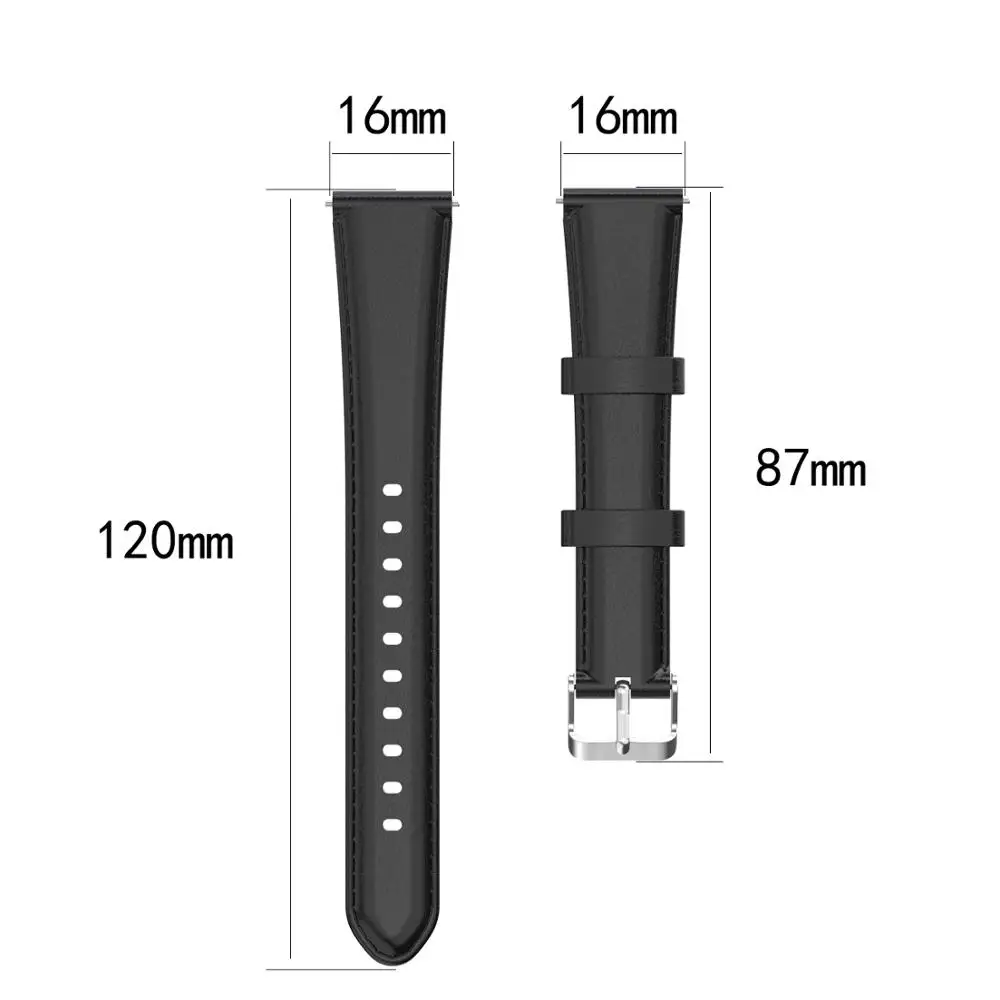 Ремешок из натуральной кожи для Huawei Talkband B6 B3 смарт телефон браслет 16 мм TIMEX TW2T35400