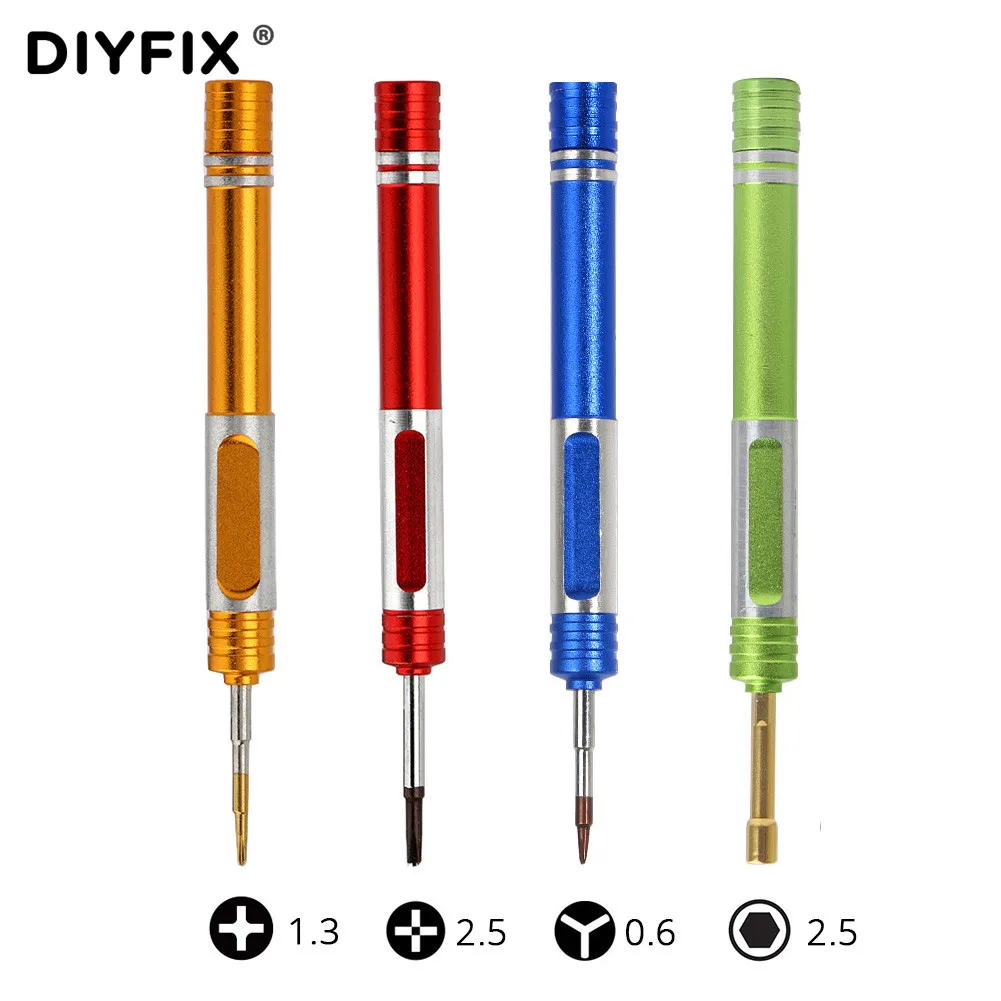 1PC Precision Screwdriver 0.8 Pentalobe 0.6 Y-Type 1.3 Cross 2.5 Phillips 2.5 Hex for iPhone Disassemble Opening Repair Tool Set