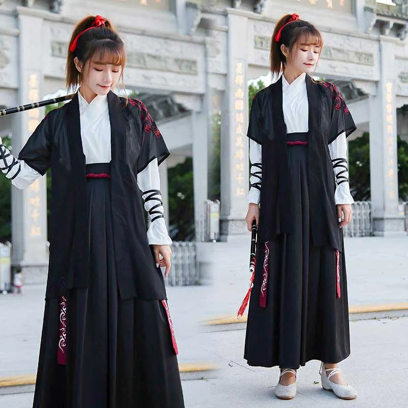 Платье NiceMixHanfu Женский костюм для косплея в древнем китайском стиле традиционная