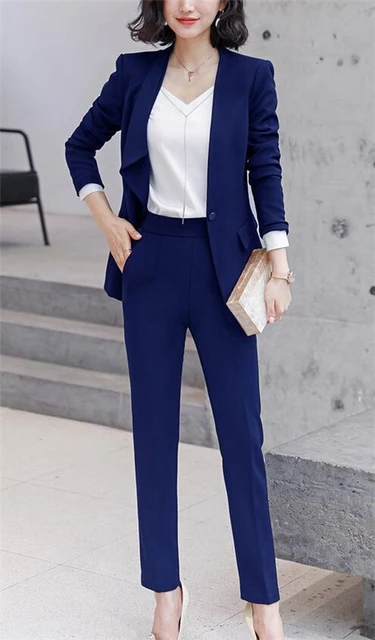 Share 158+ cobalt blue womens trousers super hot - netgroup.edu.vn