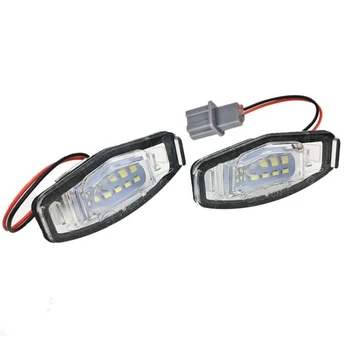 

2PCS Lights Holder Lamp Car Accessories For Auto License Plate Frame Truck Light LED 12V Direct Fit