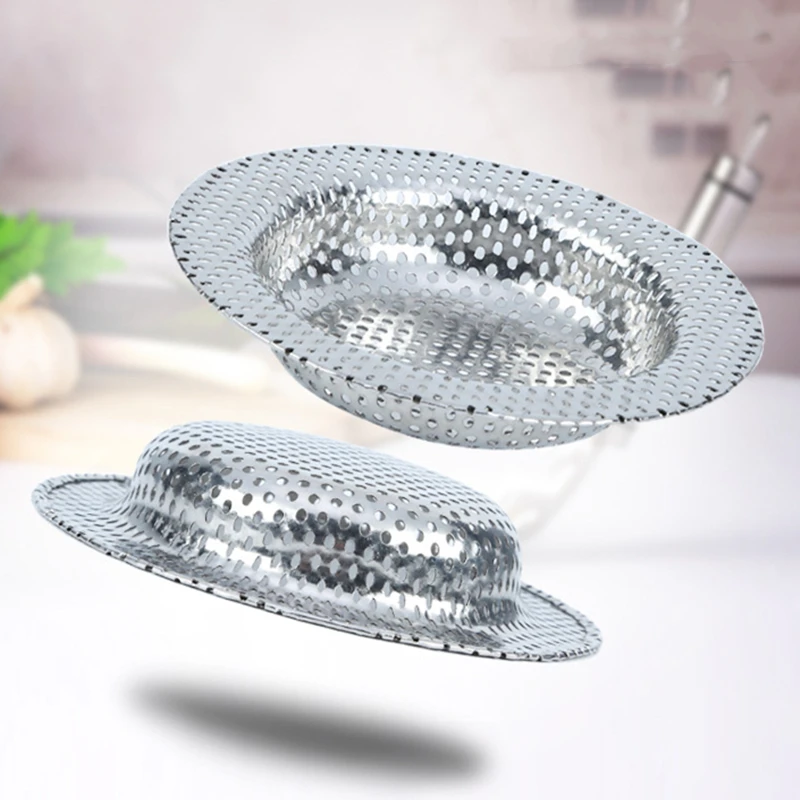 Filtre D'évier De Cuisine En Acier Inoxydable 304 Avec Grand Bord Large De 11,4 Cm De Diamètre Pour éviers De Cuisine (acier Inoxydable 304) (lot De 1