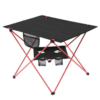 

Folding Camping Table Picnic Tables Portable Compact Lightweight Folding Table for Outdoor Camping Beach (73x55x53 cm)