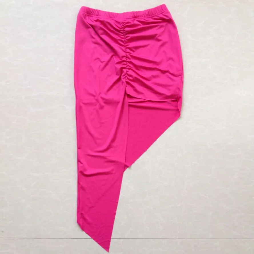 Sexy Irregular Sheath Legs Slim Fit Pleated Skirt Dance Skirt Currently Available Wholesale Have Black And White with Pattern Ro