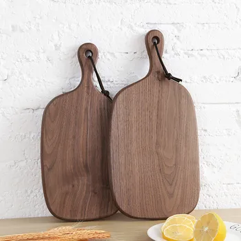 

Japanese Walnut Chopping Cheese Board Solid Wood Cutting Board Sushi Bread Fruit Board Baking Pizza Tray Kichen Tool