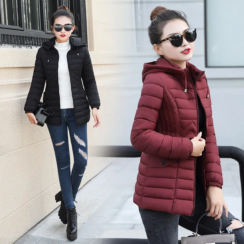 

2018 New Style Cotton-padded Clothes Women's Short Lightweight down Jacket Cotton-padded Clothes Korean-style Slim Fit Detachabl