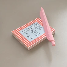 100 arkuszy koreańska Retro świeża chusta karteczki do notowania notatnik zakładka punkt It Marker samoprzylepne karteczki do notowania biuro szkolne notebooki