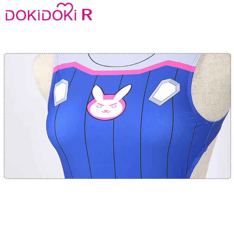 DokiDoki игра OW dva купальник для косплея женский соблазнительный костюм D. va купальник для косплея