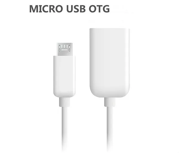 10 см Micro USB OTG кабель адаптер Черный Белый для Android sony samsung htc LG Tablet PC/MP3/MP4 смартфон Прямая поставка