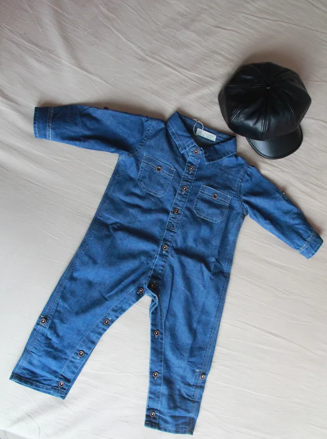 New Spring Autumn Toddler Denim Overalls Baby Suspender Pants Baby Girls Boys Jeans Romper Overal Boys Casual Overalls Kids 1-5Y