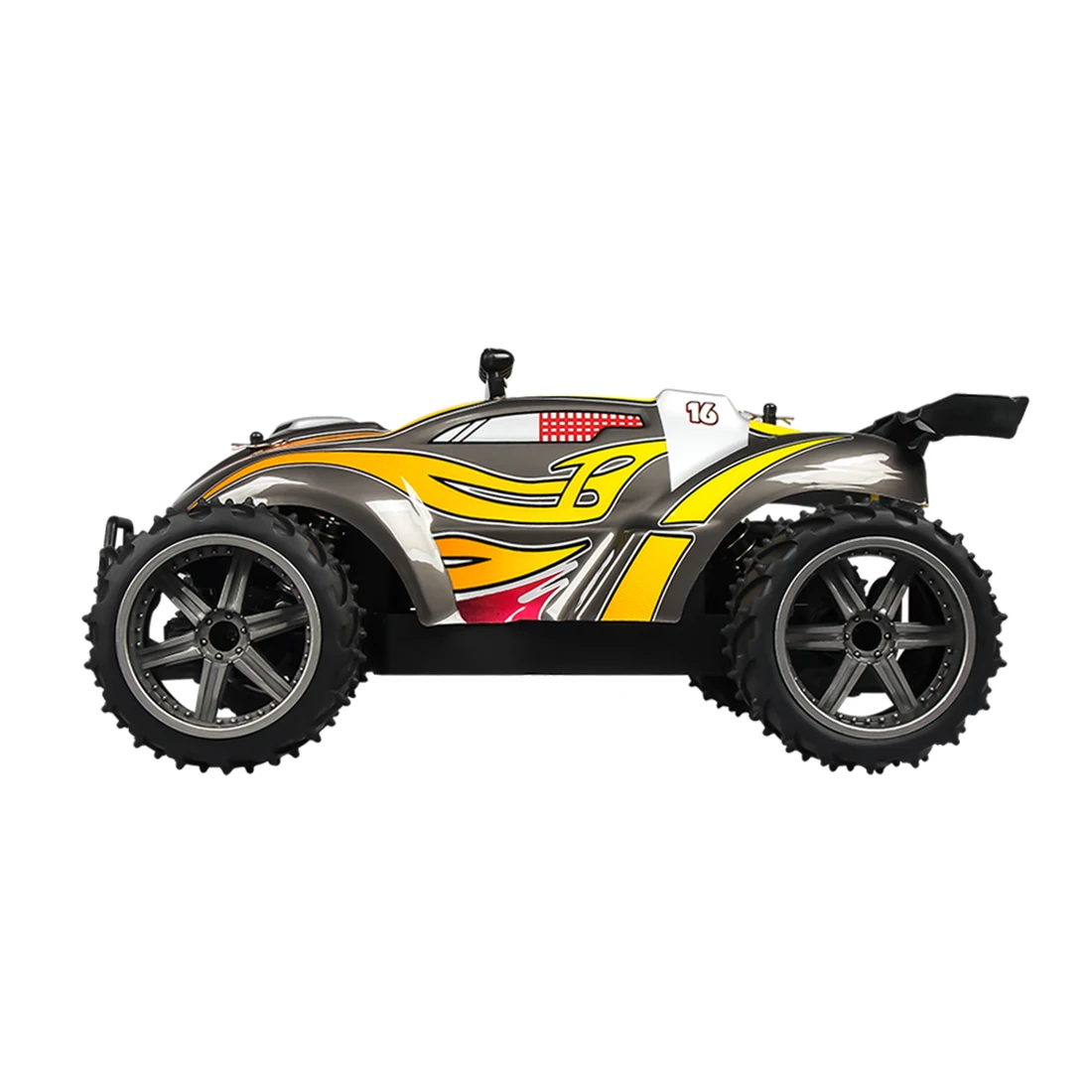 1:16 2,4G RC высокоскоростной внедорожник мощный двигатель анти-столкновения дистанционного управления автомобиля игрушка-желтый