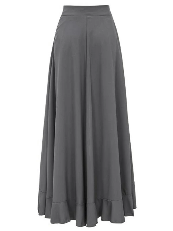 Sestra Moja, женские свободные штаны, юбки, повседневные, галстук-бабочка, высокая талия, брюки с оборками, модные, одноцветные, неровные, женские, длинные, свободные штаны