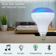 Светодиодное музыкальное освещение лампы, E27 RGB лампы для Bluetooth сабвуфер динамик для гостиной/барной стойки