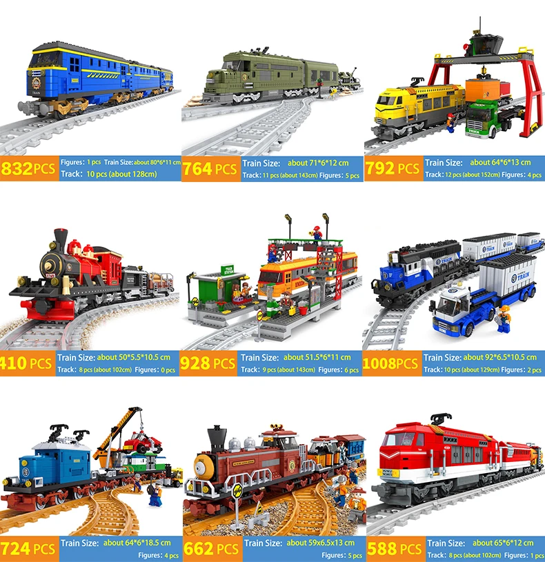 Plastic blocks train Model-2