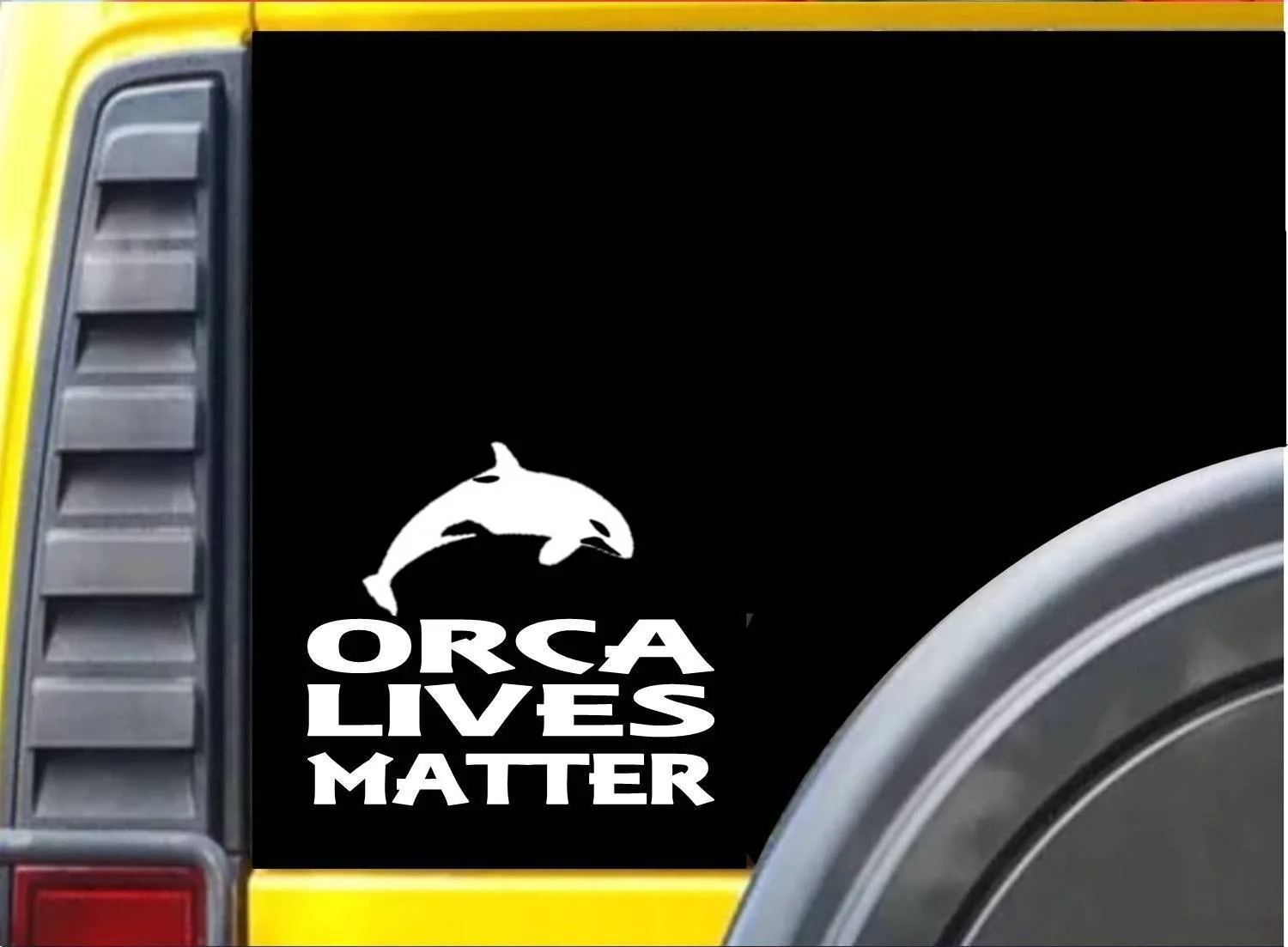 Orca Lives Matter наклейка k119 6 дюймов killer whale наклейка на оконное стекло