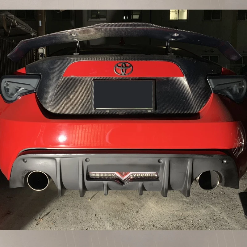 Авто Задние разветвители углеродного волокна задний диффузор для Toyota GT86 Subaru BRZ 2013 кузов диффузоры рассеиватели