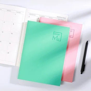 

2021 Year Calendar Monthly Planner Months Diary Leather Notebook Personal Agenda Planner Organizer Business Office Stationery B5