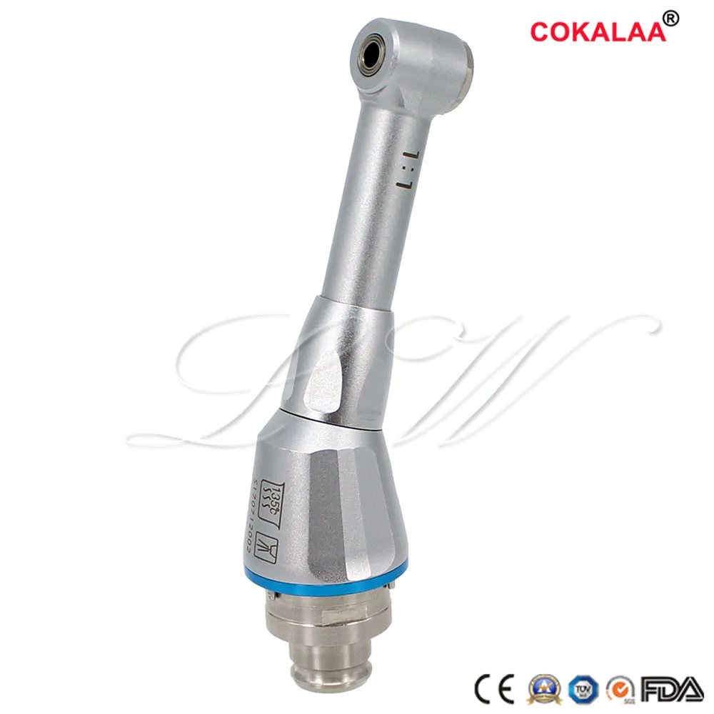 low speed handpiece 1:1 endo head reduction contra angle for endo motor root canal treatment machine file